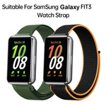 Cinturino per orologio con passante in nylon intrecciato, For Samsung Galaxy Fit 3