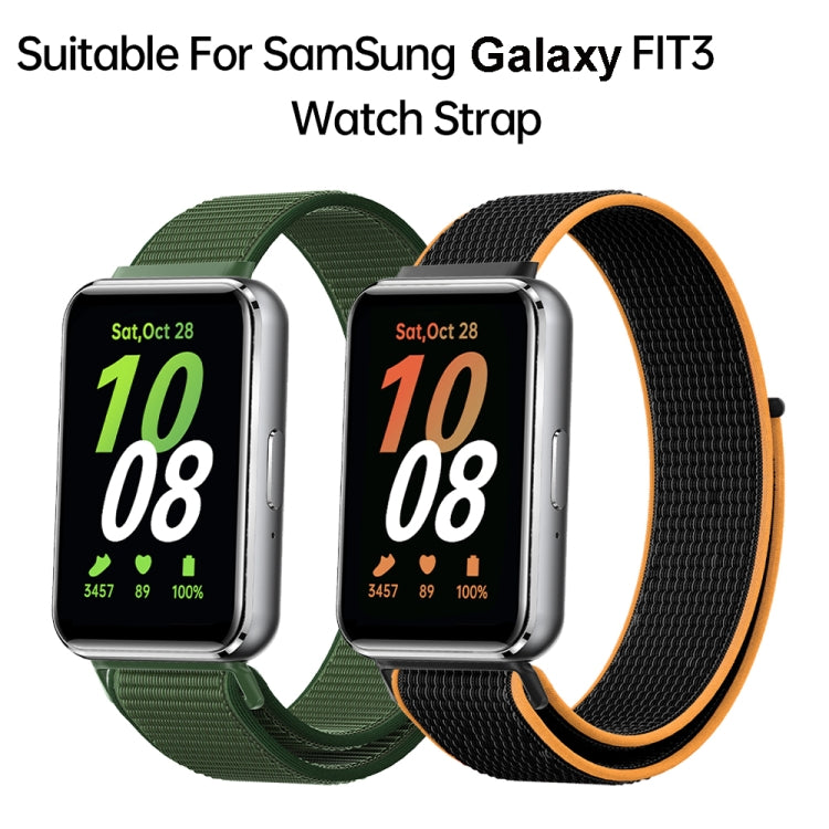 Cinturino per orologio con passante in nylon intrecciato, For Samsung Galaxy Fit 3