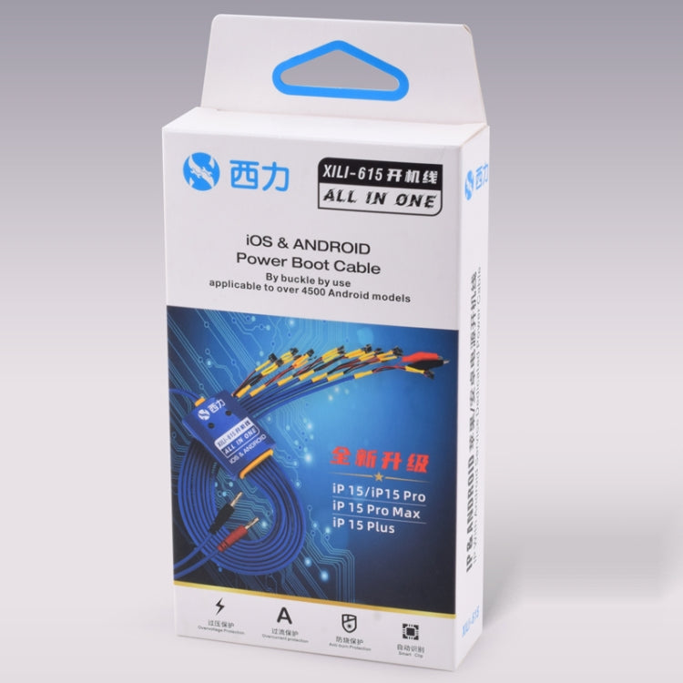 XILI 615 iBoot Alimentatore On/Off Boot Line per iPhone 6 Plus-15 Pro Max / Android, XILI 615