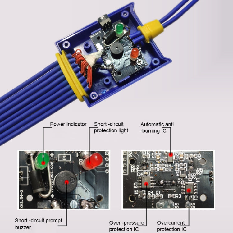 XILI 615 iBoot Alimentatore On/Off Boot Line per iPhone 6 Plus-15 Pro Max / Android, XILI 615