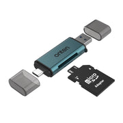 Onten CR532 Lettore di schede USB 2 in 1 da USB-A/USB-C a SD2.0/TF2.0, CR532