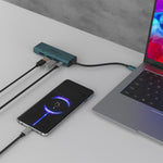 Onten UC126 Docking station HUB multifunzione 5 in 1 da USB-C/Tipo-C a doppio HDM I+ USB2.0 + PD3.0, UC126