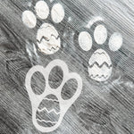 Modello acrilico per l'impronta del coniglietto pasquale, Single Footprint, Dual Footprint
