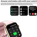 QS08 PRO Orologio sportivo intelligente BT5.2 da 1,83 pollici, supporto per sonno/frequenza cardiaca/ossigeno nel sangue/temperatura/monitoraggio della pressione sanguigna