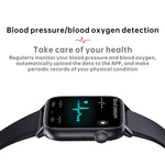 QS08 PRO Orologio sportivo intelligente BT5.2 da 1,83 pollici, supporto per sonno/frequenza cardiaca/ossigeno nel sangue/temperatura/monitoraggio della pressione sanguigna