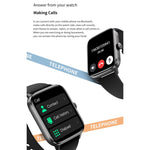QS11 Orologio sportivo intelligente BT5.2 da 1,91 pollici, supporto per sonno/frequenza cardiaca/ossigeno nel sangue/temperatura/monitoraggio della pressione sanguigna