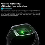 Orologio sportivo intelligente QS16 Pro BT5.0 da 1,83 pollici, supporto chiamata Bluetooth/sonno/ossigeno nel sangue/temperatura/frequenza cardiaca/monitoraggio della pressione sanguigna