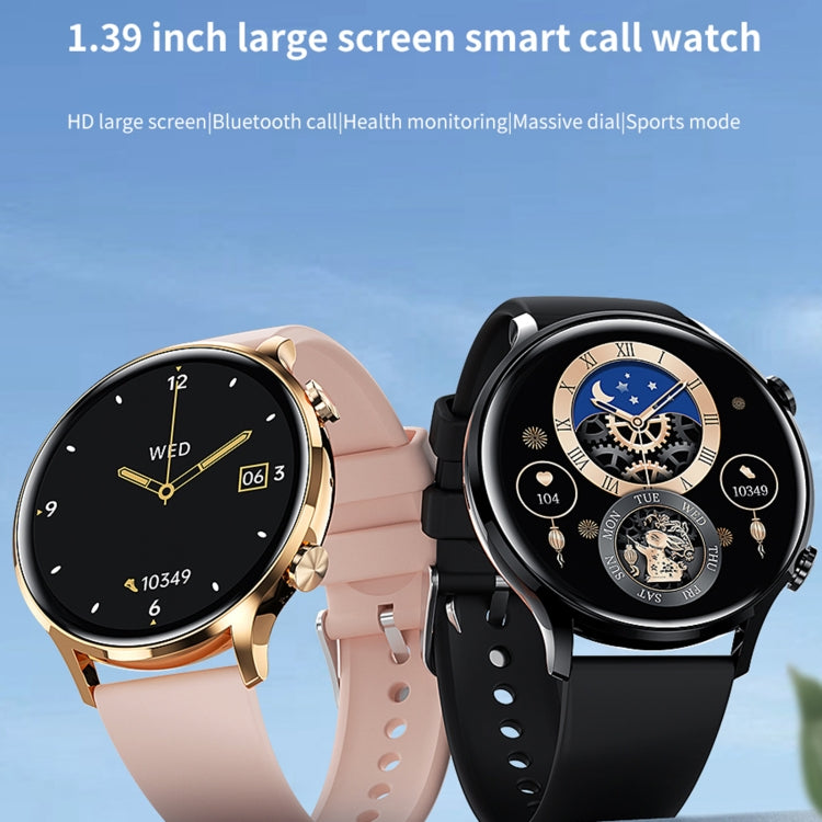 QS40 Orologio sportivo intelligente BT5.2 da 1,39 pollici, supporto chiamata Bluetooth/sonno/ossigeno nel sangue/temperatura/frequenza cardiaca/monitoraggio della pressione sanguigna