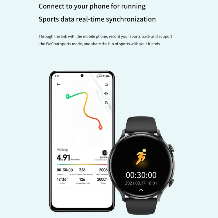 QS40 Orologio sportivo intelligente BT5.2 da 1,39 pollici, supporto chiamata Bluetooth/sonno/ossigeno nel sangue/temperatura/frequenza cardiaca/monitoraggio della pressione sanguigna