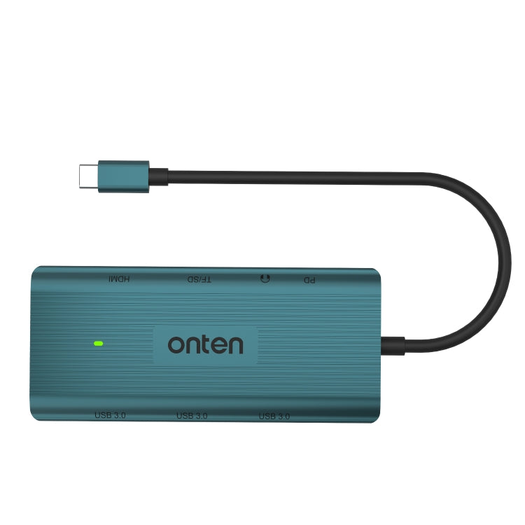 Onten UC961 Docking station HUB multifunzione USB-C / Type-C 9 in 1, UC961