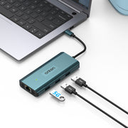 Onten UC961 Docking station HUB multifunzione USB-C / Type-C 9 in 1, UC961