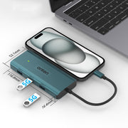 Onten UC961 Docking station HUB multifunzione USB-C / Type-C 9 in 1, UC961