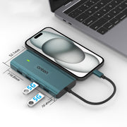 Onten UC962 Docking station HUB multifunzione USB-C/Type-C 10 in 1, UC962