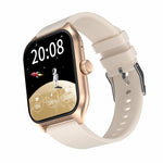 Qx5 Orologio sportivo intelligente BT5.2 da 1,96 pollici, supporto chiamata Bluetooth/sonno/ossigeno nel sangue/temperatura/frequenza cardiaca/monitoraggio della pressione sanguigna