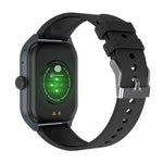 Qx5 Orologio sportivo intelligente BT5.2 da 1,96 pollici, supporto chiamata Bluetooth/sonno/ossigeno nel sangue/temperatura/frequenza cardiaca/monitoraggio della pressione sanguigna