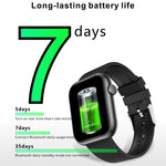 Orologio sportivo intelligente QX7 Pro da 2,0 pollici BT5.2, supporto per chiamate Bluetooth/sonno/glicemia/ossigeno nel sangue/temperatura/frequenza cardiaca/monitoraggio della pressione sanguigna