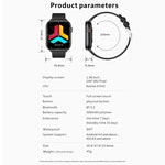 QX9 Orologio sportivo intelligente BT5.2 da 1,96 pollici, supporto per chiamate Bluetooth/sonno/ossigeno nel sangue/frequenza cardiaca/monitoraggio della pressione sanguigna
