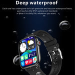 QX9 Orologio sportivo intelligente BT5.2 da 1,96 pollici, supporto per chiamate Bluetooth/sonno/ossigeno nel sangue/frequenza cardiaca/monitoraggio della pressione sanguigna