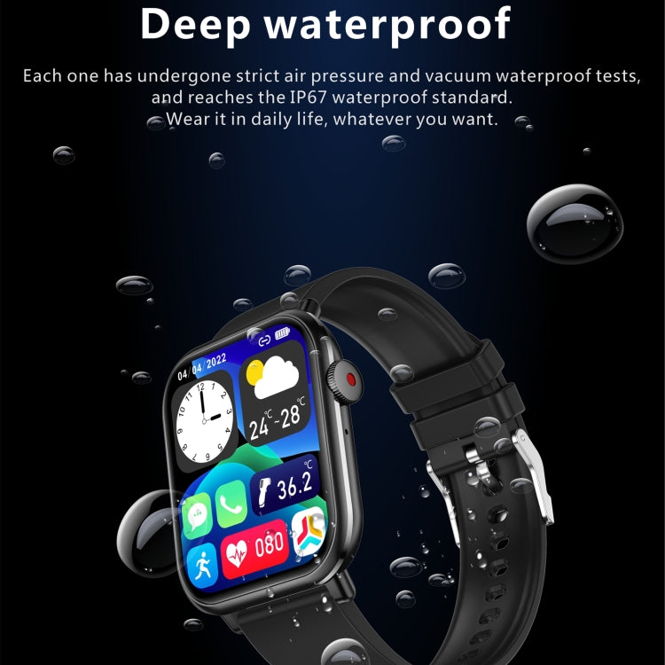 QX9 Orologio sportivo intelligente BT5.2 da 1,96 pollici, supporto per chiamate Bluetooth/sonno/ossigeno nel sangue/frequenza cardiaca/monitoraggio della pressione sanguigna