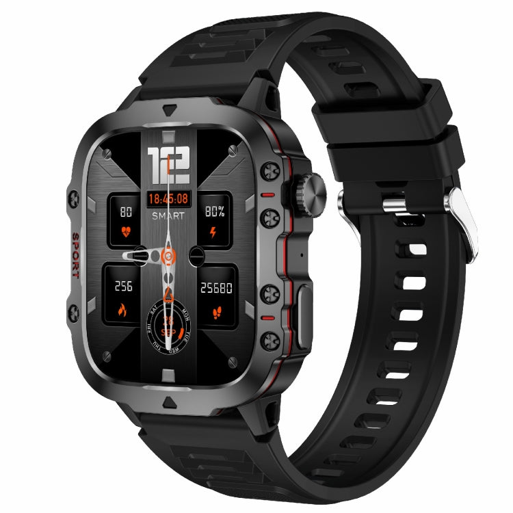 QX11 Orologio sportivo intelligente BT5.2 da 1,96 pollici, supporto per chiamate Bluetooth/sonno/ossigeno nel sangue/frequenza cardiaca/monitoraggio della pressione sanguigna