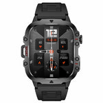 QX11 Orologio sportivo intelligente BT5.2 da 1,96 pollici, supporto per chiamate Bluetooth/sonno/ossigeno nel sangue/frequenza cardiaca/monitoraggio della pressione sanguigna