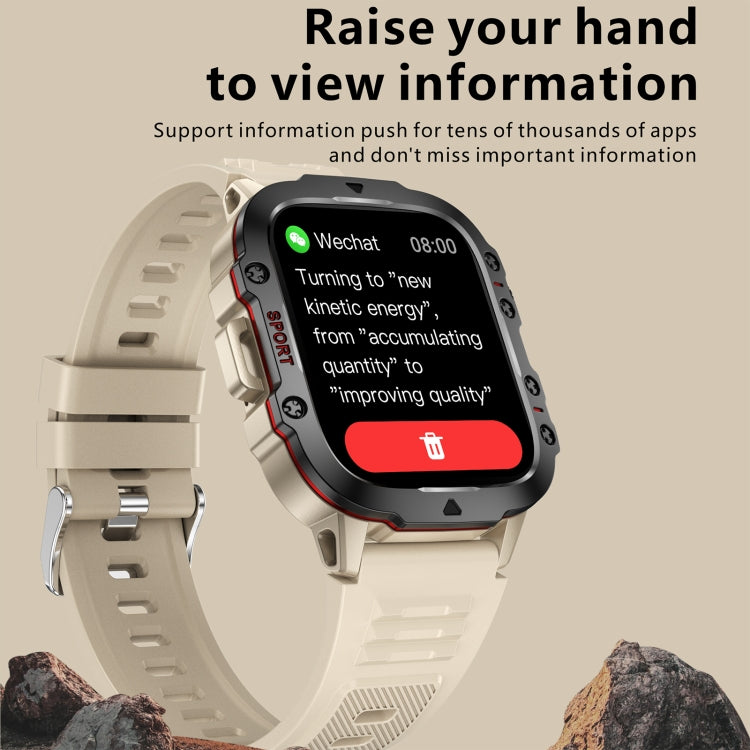 QX11 Orologio sportivo intelligente BT5.2 da 1,96 pollici, supporto per chiamate Bluetooth/sonno/ossigeno nel sangue/frequenza cardiaca/monitoraggio della pressione sanguigna