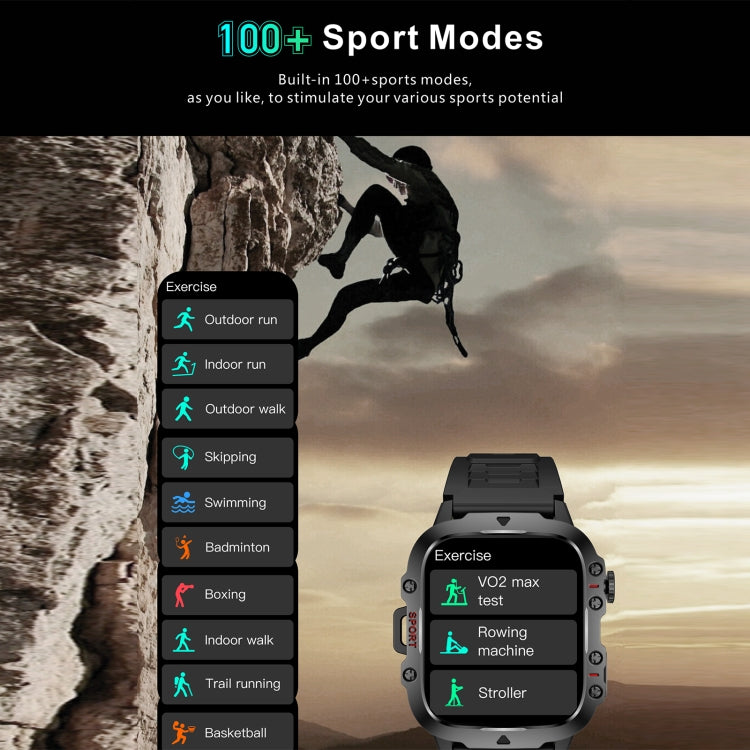 QX11 Orologio sportivo intelligente BT5.2 da 1,96 pollici, supporto per chiamate Bluetooth/sonno/ossigeno nel sangue/frequenza cardiaca/monitoraggio della pressione sanguigna