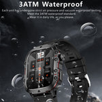 QX11 Orologio sportivo intelligente BT5.2 da 1,96 pollici, supporto per chiamate Bluetooth/sonno/ossigeno nel sangue/frequenza cardiaca/monitoraggio della pressione sanguigna