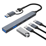 ADS-809D 5 in 1 USB + Tipo C a PD100W + USB 3.0/2.0 + Docking station HUB Tipo C, ADS-809D