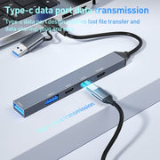 ADS-809D 5 in 1 USB + Tipo C a PD100W + USB 3.0/2.0 + Docking station HUB Tipo C, ADS-809D