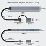 ADS-809D 5 in 1 USB + Tipo C a PD100W + USB 3.0/2.0 + Docking station HUB Tipo C, ADS-809D