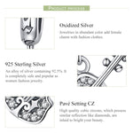Violino in argento puro S925 con accessori pendenti fai da te in zircone