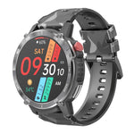 Smartwatch Bluetooth con schermo rotondo da 1,6 pollici C22, supporto per il monitoraggio della salute e 24 modalità sportive
