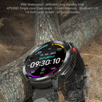 Smartwatch Bluetooth con schermo rotondo da 1,6 pollici C22, supporto per il monitoraggio della salute e 24 modalità sportive