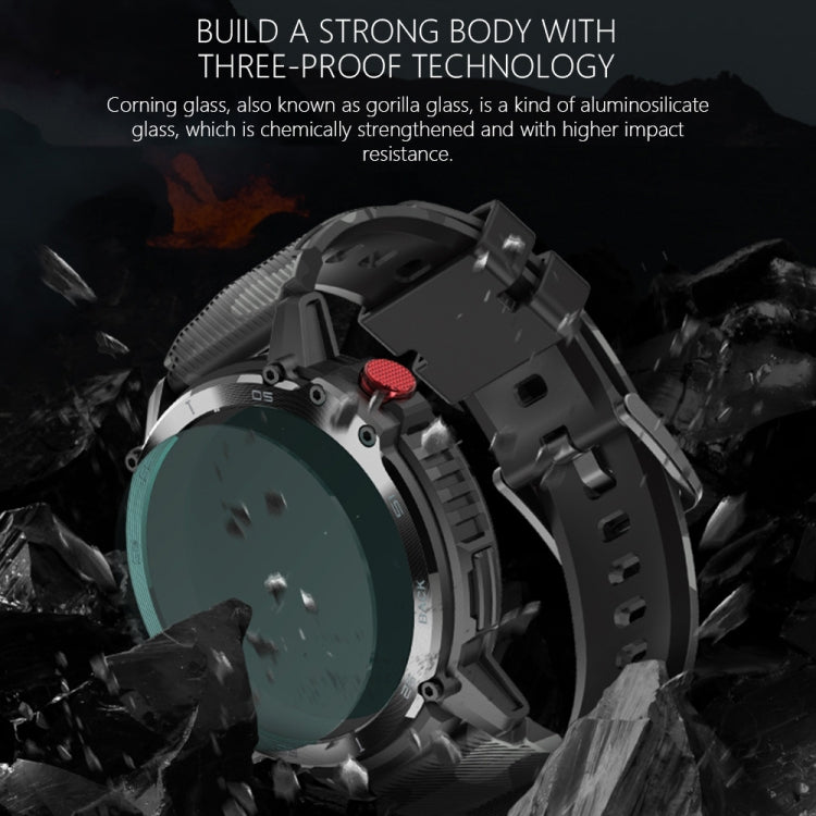 Smartwatch Bluetooth con schermo rotondo da 1,6 pollici C22, supporto per il monitoraggio della salute e 24 modalità sportive