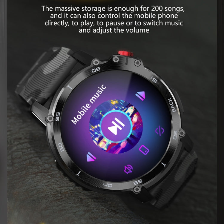 Smartwatch Bluetooth con schermo rotondo da 1,6 pollici C22, supporto per il monitoraggio della salute e 24 modalità sportive