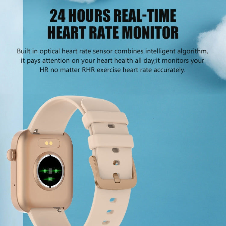 P43 Smart Watch Bluetooth con schermo TFT da 1,8 pollici, supporto per monitoraggio della frequenza cardiaca e oltre 100 modalità sportive