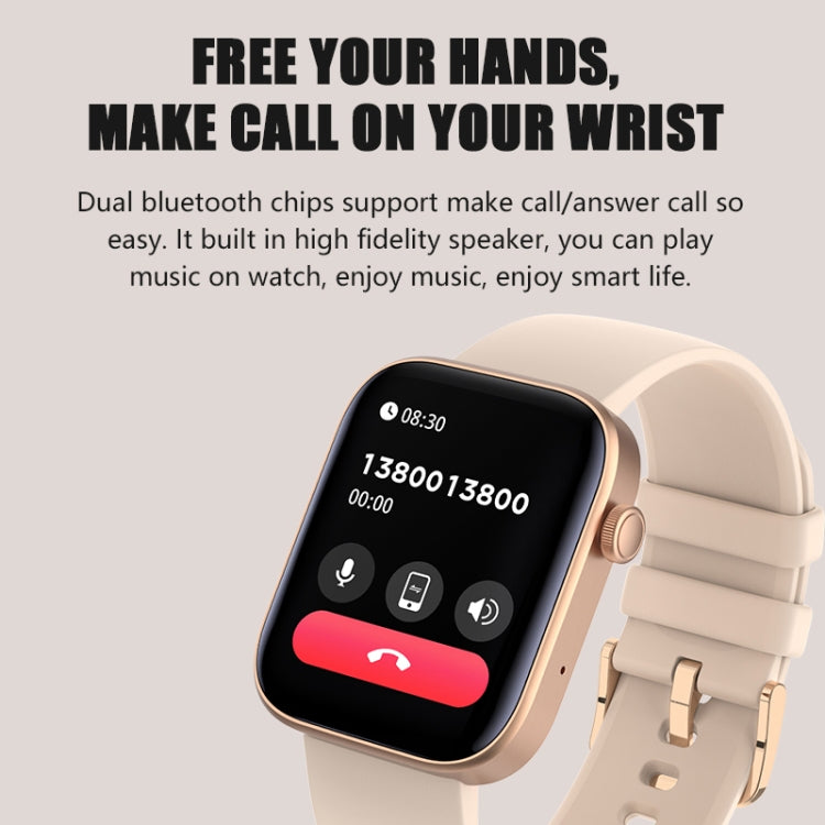 P43 Smart Watch Bluetooth con schermo TFT da 1,8 pollici, supporto per monitoraggio della frequenza cardiaca e oltre 100 modalità sportive