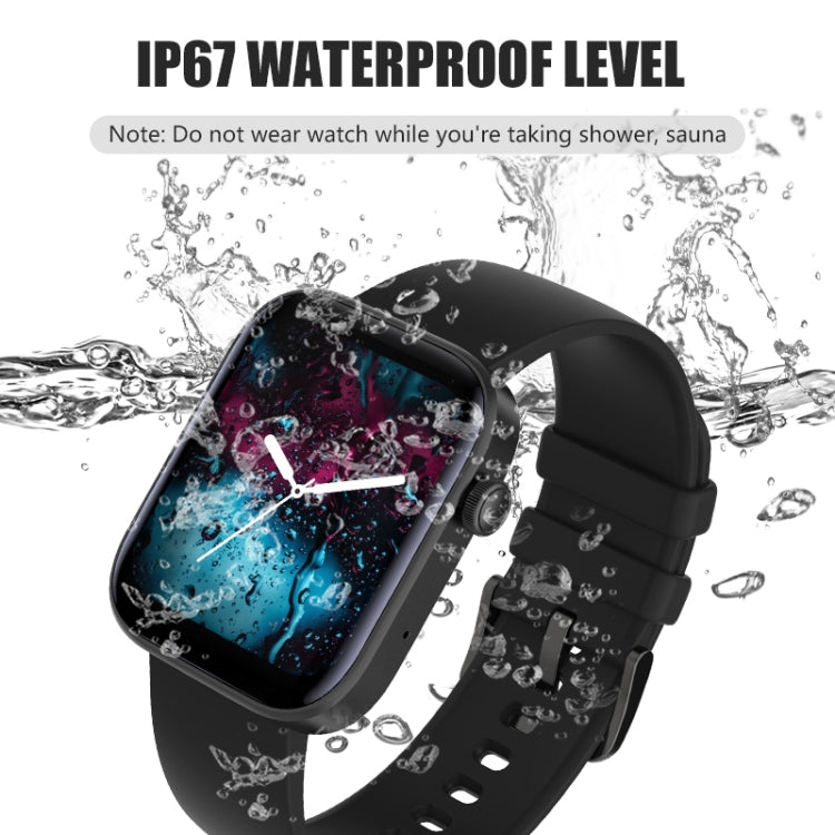 P43 Smart Watch Bluetooth con schermo TFT da 1,8 pollici, supporto per monitoraggio della frequenza cardiaca e oltre 100 modalità sportive