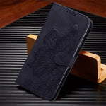 Custodia per telefono in pelle con vibrazione orizzontale in rilievo con farfalle effetto pelle retrò, For Samsung Galaxy A55 5G, For Samsung Galaxy A35 5G