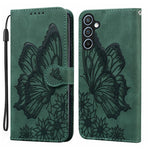Custodia per telefono in pelle con vibrazione orizzontale in rilievo con farfalle effetto pelle retrò, For Samsung Galaxy A17 5G / A26 5G, For Samsung Galaxy A56 5G, For Samsung Galaxy A36 5G, For Samsung Galaxy A16 5G