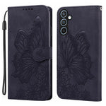 Custodia per telefono in pelle con vibrazione orizzontale in rilievo con farfalle effetto pelle retrò, For Samsung Galaxy A17 5G / A26 5G, For Samsung Galaxy A56 5G, For Samsung Galaxy A36 5G, For Samsung Galaxy A16 5G