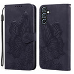 Custodia per telefono in pelle con vibrazione orizzontale in rilievo con farfalle effetto pelle retrò, For Samsung Galaxy A17 5G / A26 5G, For Samsung Galaxy A56 5G, For Samsung Galaxy A36 5G, For Samsung Galaxy A16 5G