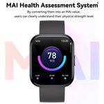 Smartwatch fitness GTS4 da 1,69 pollici, chiamata BT / frequenza cardiaca / pressione sanguigna / MET / temperatura corporea