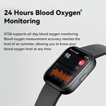 Smartwatch fitness GTS4 da 1,69 pollici, chiamata BT / frequenza cardiaca / pressione sanguigna / MET / temperatura corporea