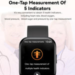 Smartwatch fitness GTS4 da 1,69 pollici, chiamata BT / frequenza cardiaca / pressione sanguigna / MET / temperatura corporea
