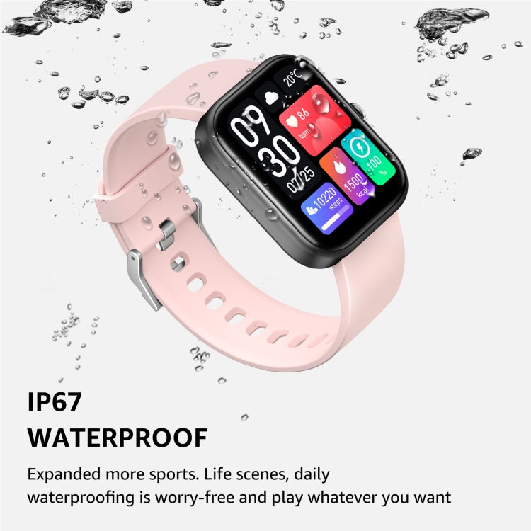 GTS5 Orologio intelligente per la salute fitness da 2,0 pollici, chiamata BT / Frequenza cardiaca / Pressione sanguigna / MET / Glucosio nel sangue