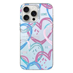 Custodia TPU PC con motivo per iPhone 15 Pro Max