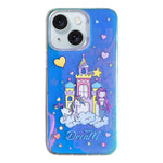 Custodia per telefono in TPU + PC con motivo colorato, For iPhone 15, For iPhone 14