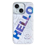 Custodia per telefono in TPU + PC con motivo colorato, For iPhone 15, For iPhone 14